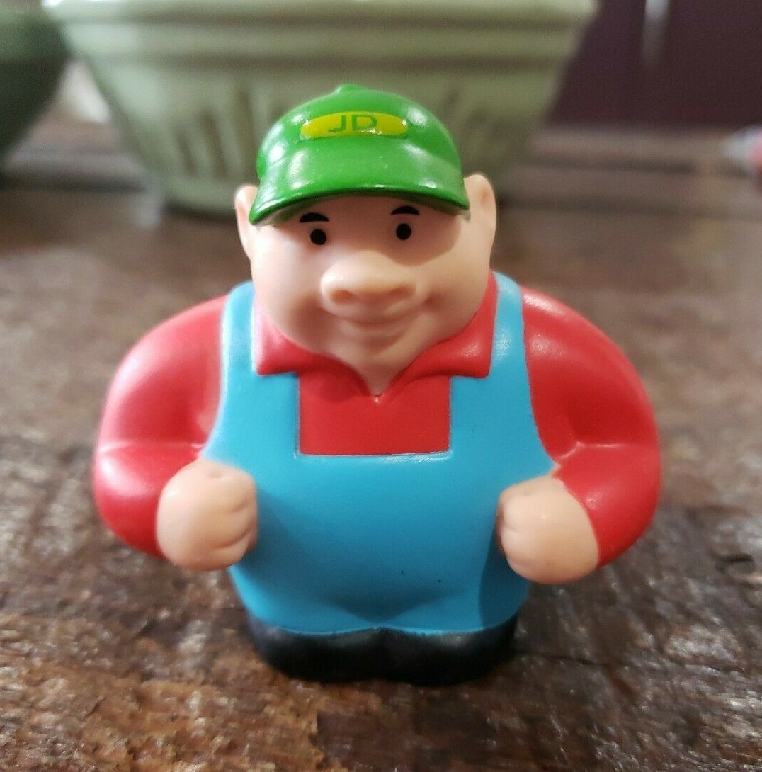 John Deere TOMY Plastic Figure JD Animal Hayride Replacement Part Piece