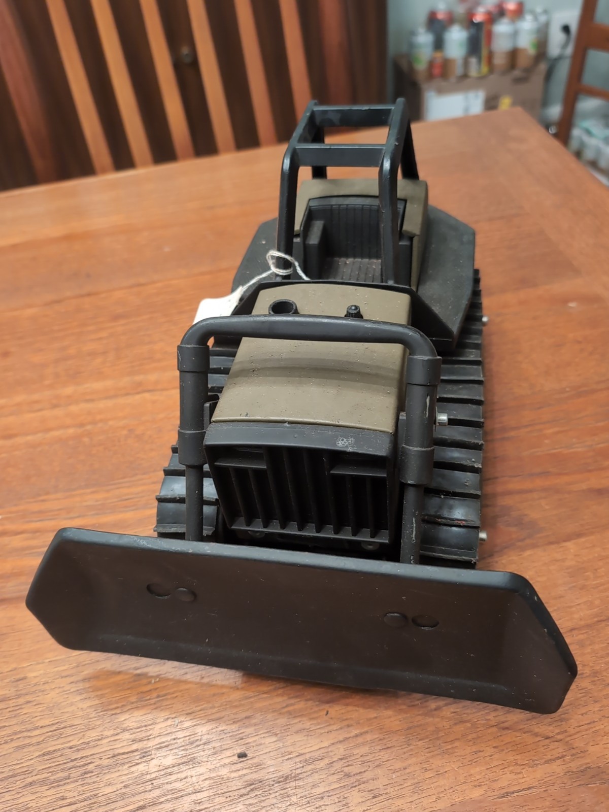 Vintage Tonka G.I. Joe Steel Brigade Military Bulldozer Restored Adjusable Blade