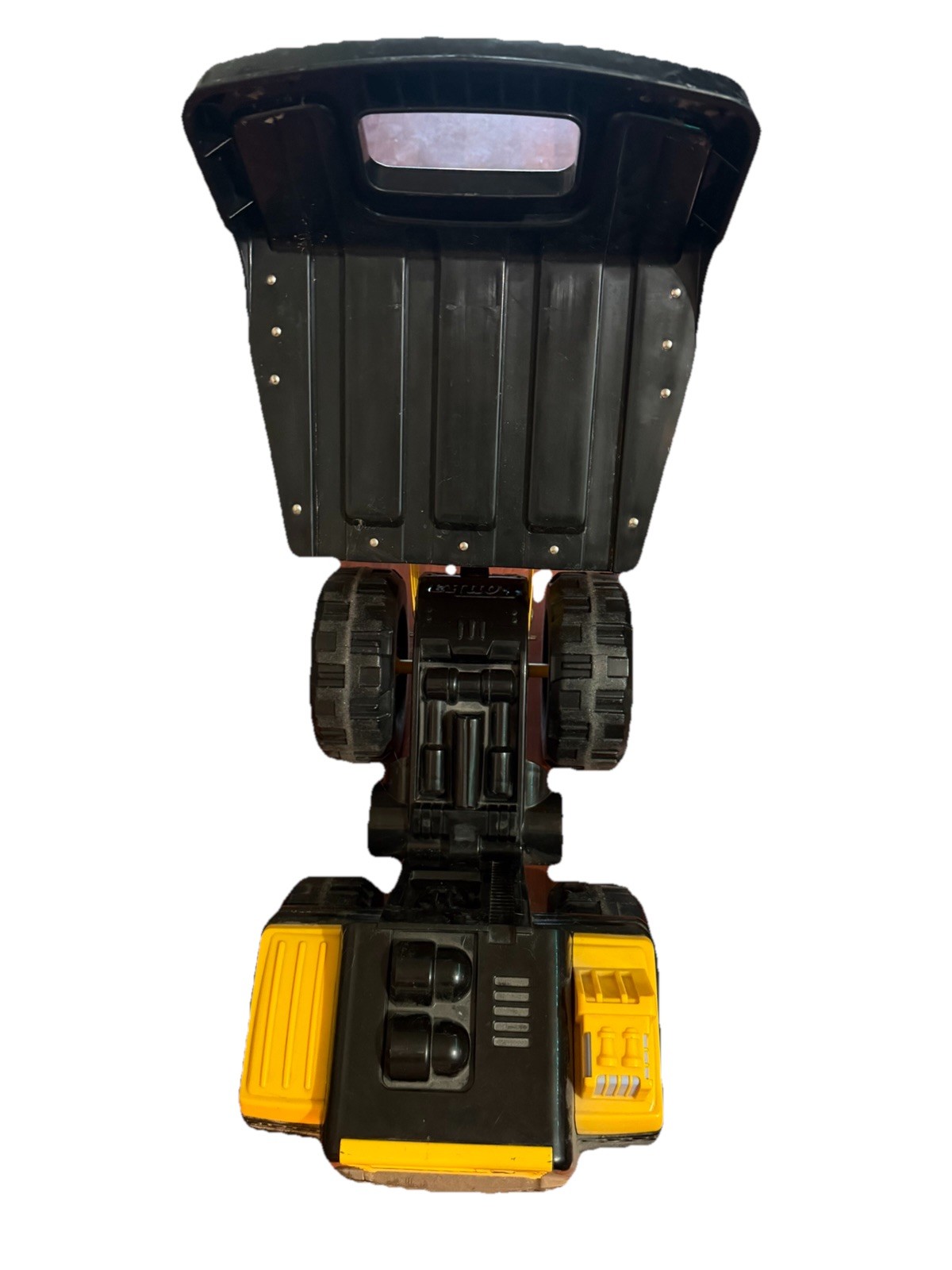 Tonka Mighty 728 Dump Truck & Front Loader Set Yellow and Black