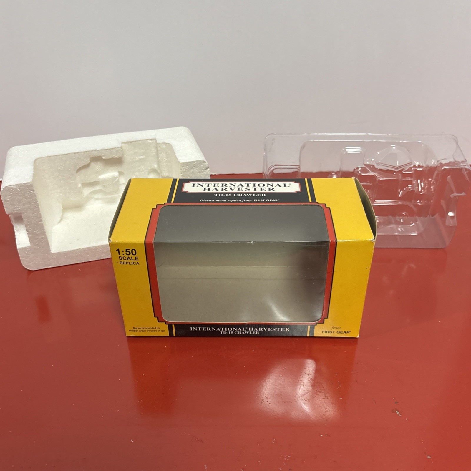 First Gear International Harvester TD-15 Crawler Dozer 1:50 BOX PACKAGING ONLY