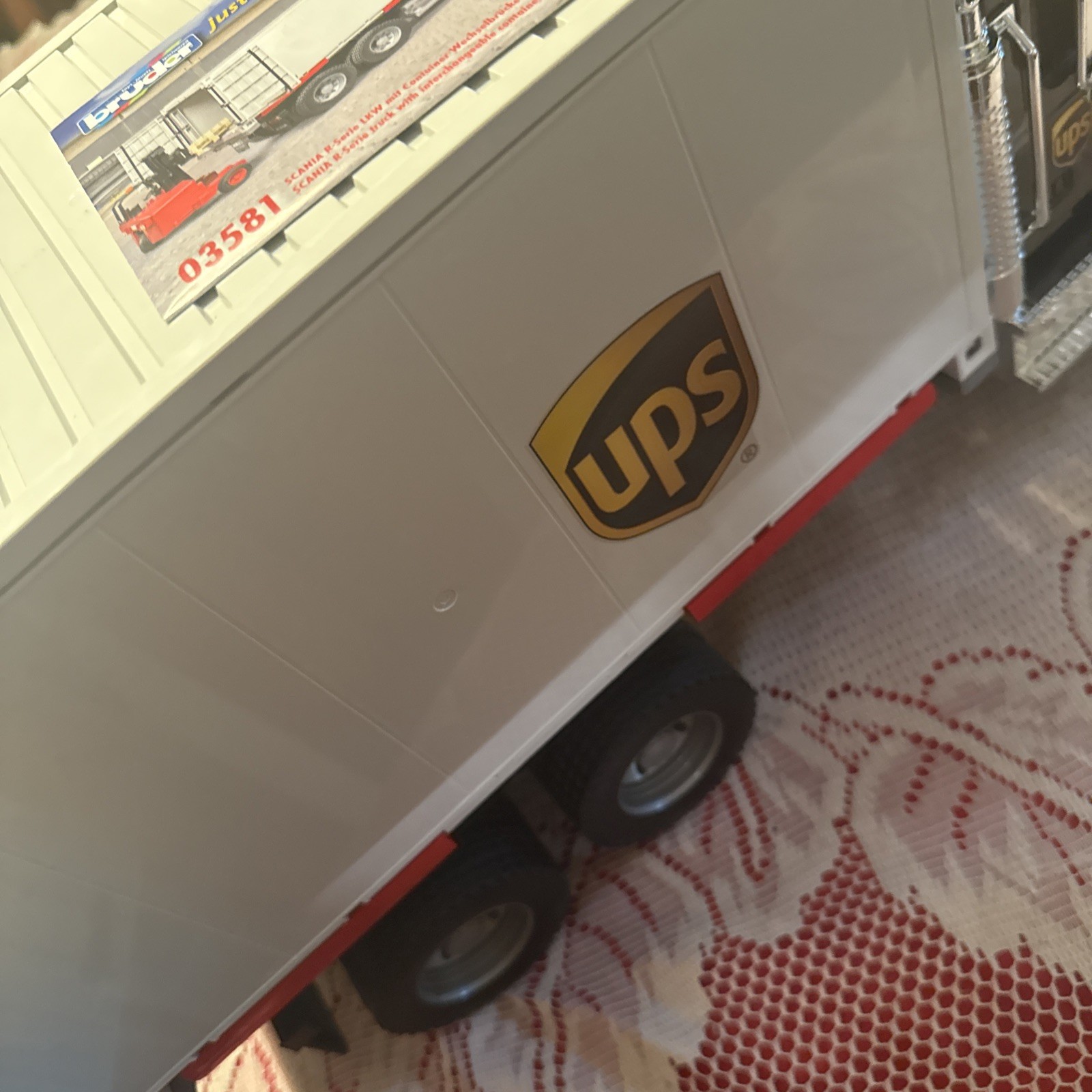 MACK GRANITE UPS TRUCK Made In GERMANY. BRUDER See Pictures