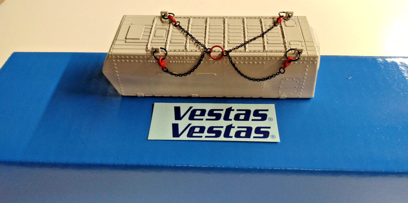 3D Printed Vestas Turbine Load w/Float On Decals Authentic Vestas Gray. 1/87th