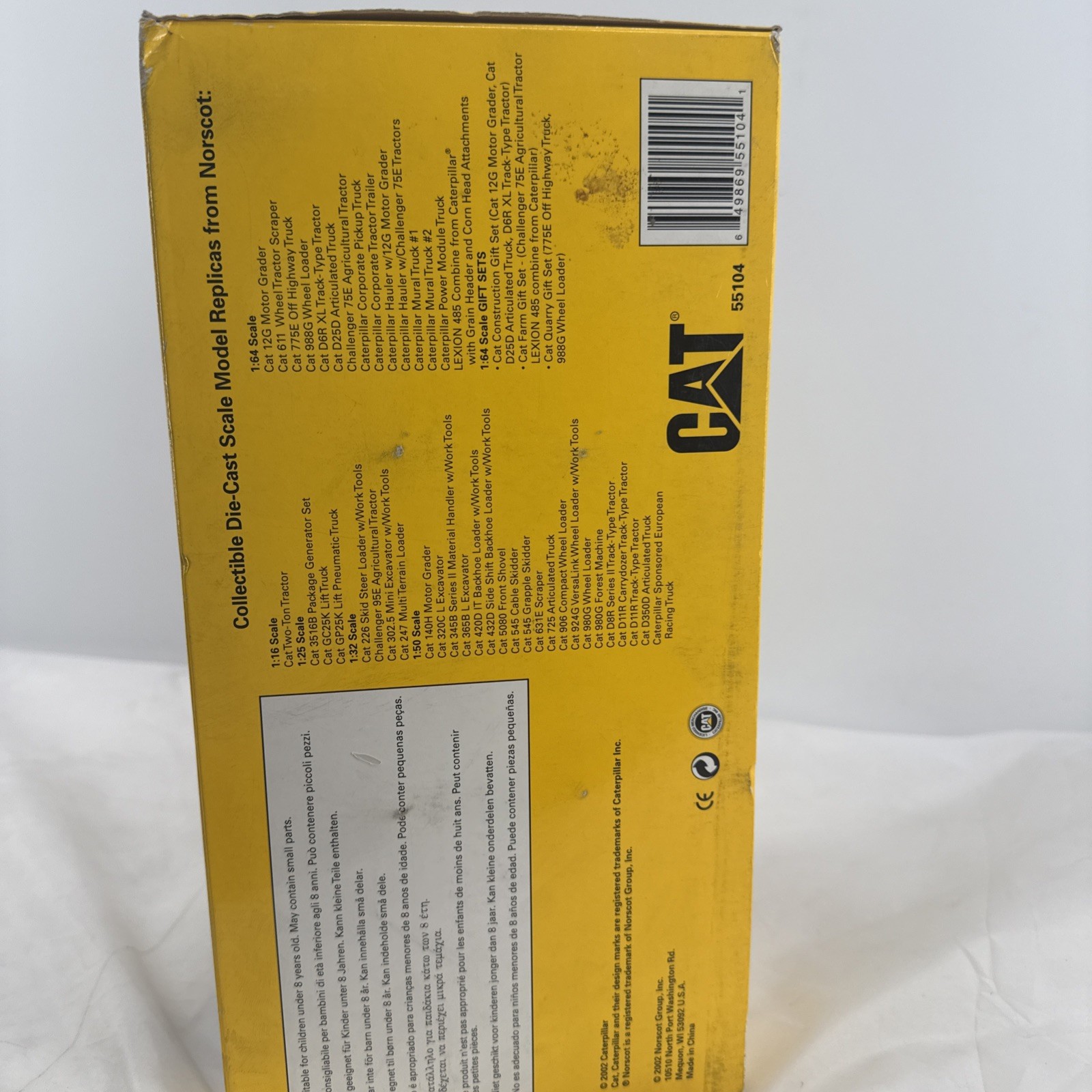 Norscot CAT 777D Off Highway Truck #55104 1:50 Scale Die-Cast