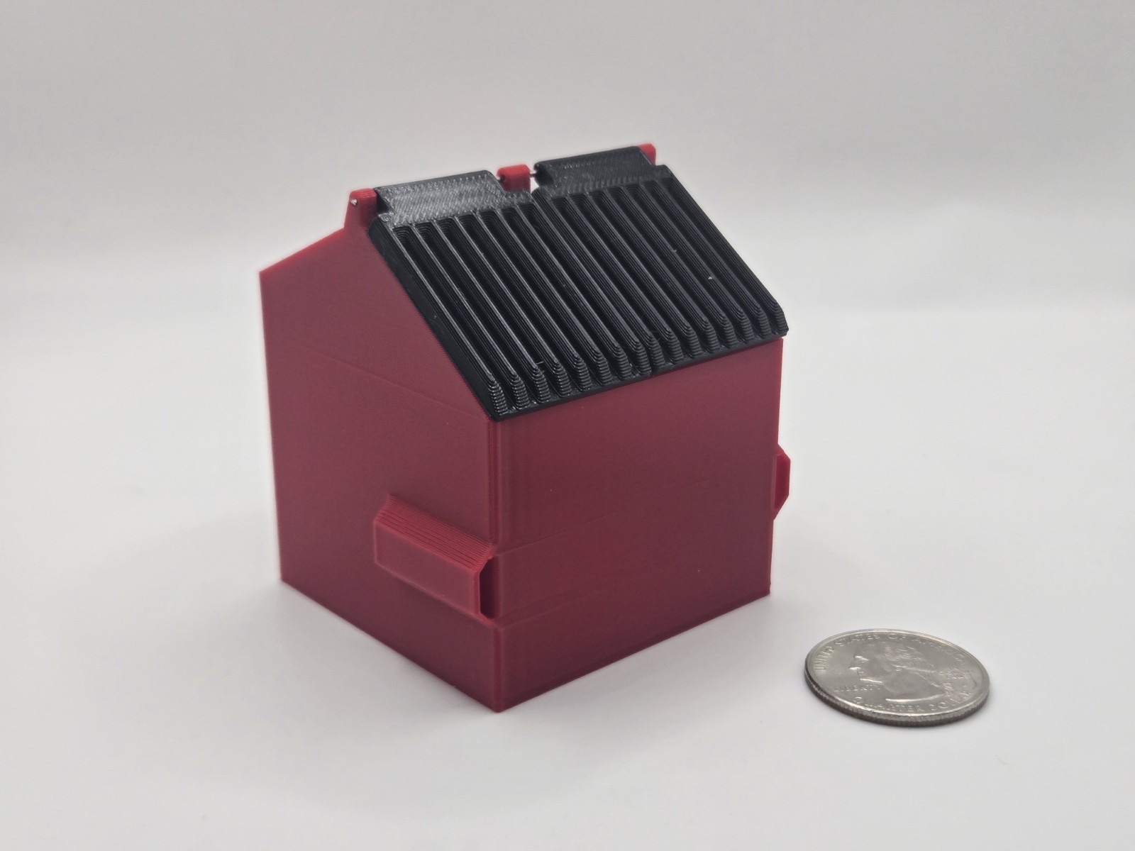1/34 Scale 8 Yard Dumpster in Red