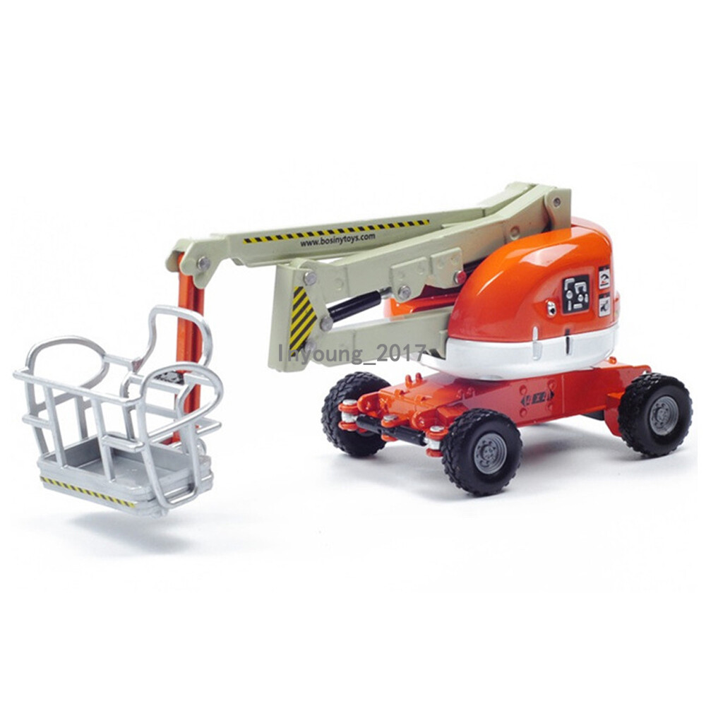 Aerial Work Platform Truck Toy Model Construction Vehicle Diecast Toys for Boys