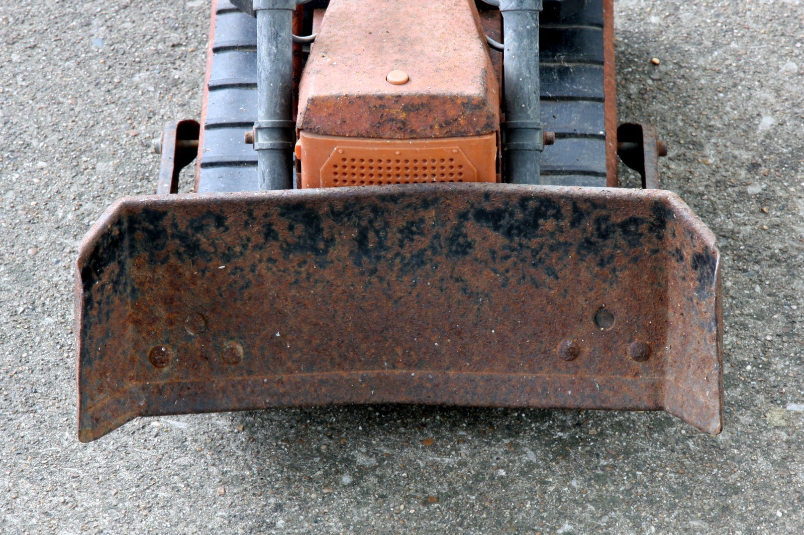 Mighty Tonka Bulldozer T-9 Pressed Steel Construction Toy Rusty Vintage 17″ LQQK