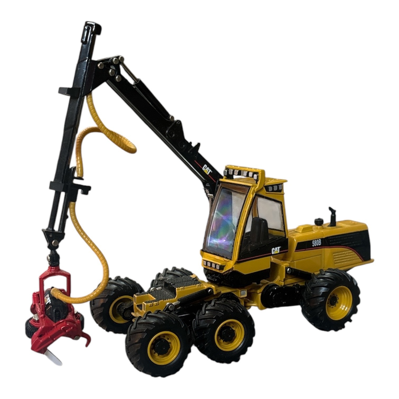 Cat 580B Forestry Harvester 1:50 Diecast w/ H65 Head Norscot