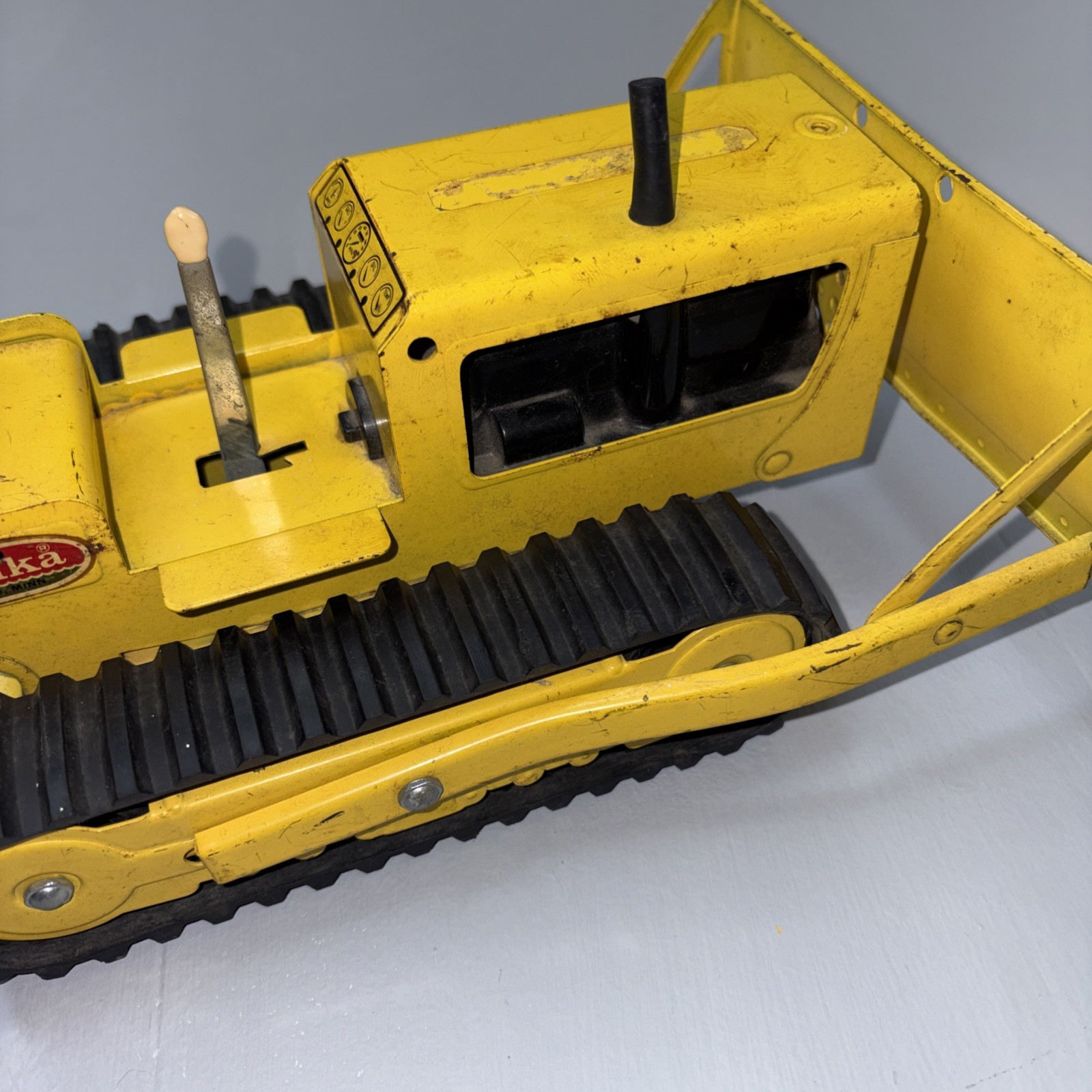 Vintage TONKA TOY Pressed Steel BULL DOZER Bulldozer Construction Rare
