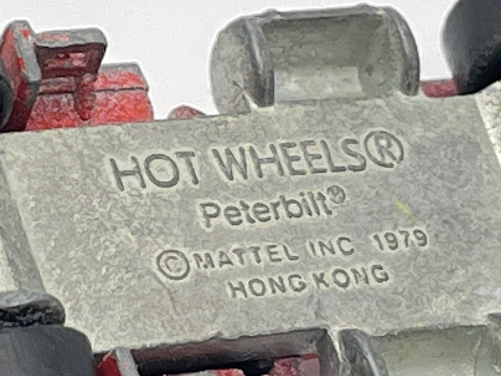 Hot Wheels Vintage 1979 Malaysia Peterbilt Semi Tractor Trailer Truck Hauler Cab