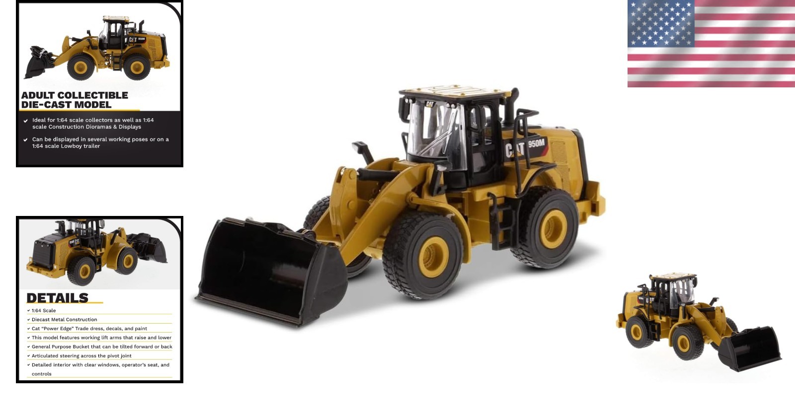 Caterpillar 950M Diecast Loader – 1:64 Scale
