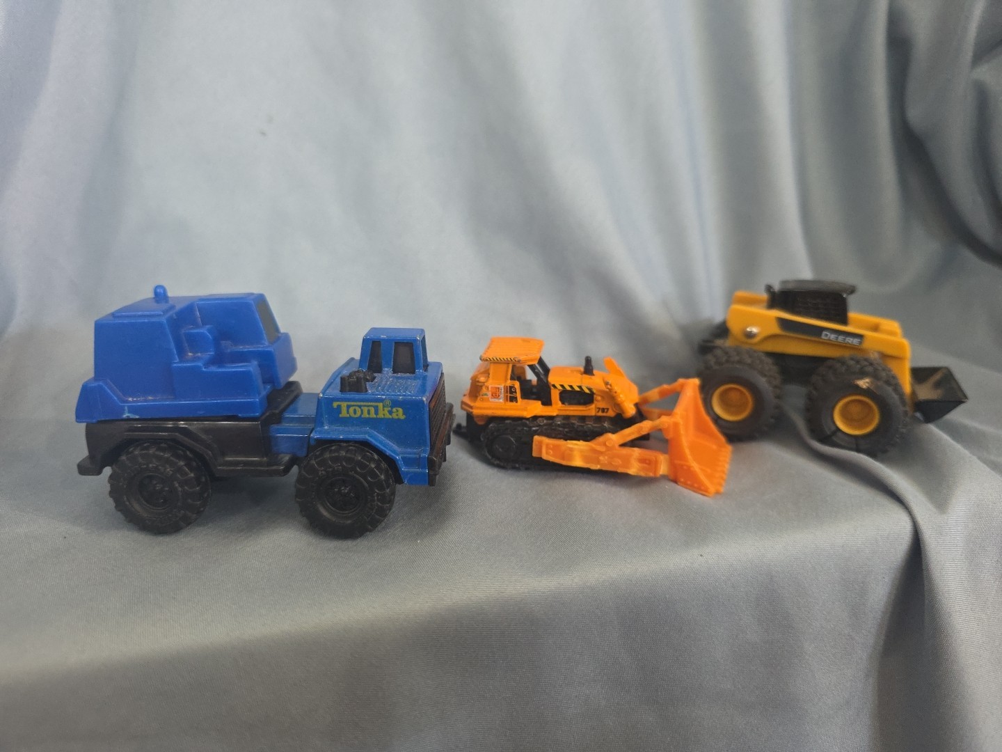 Matel 2006 Ground Breaker, 1992 Tonka , And Deere Skid Loader