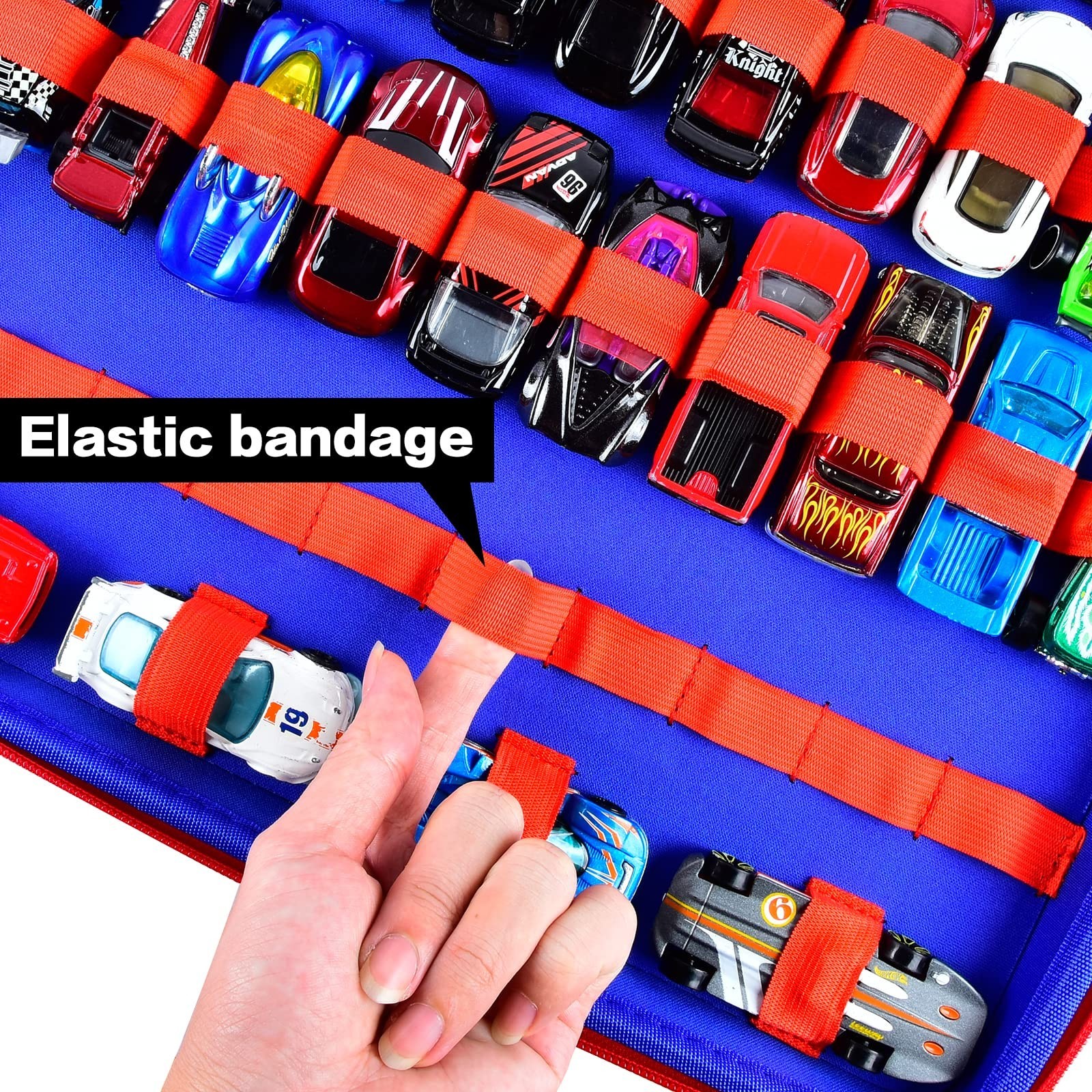 Toy Car Organizer Case Compatible with Hot Wheels, for Matchbox Cars, 88 Slot…