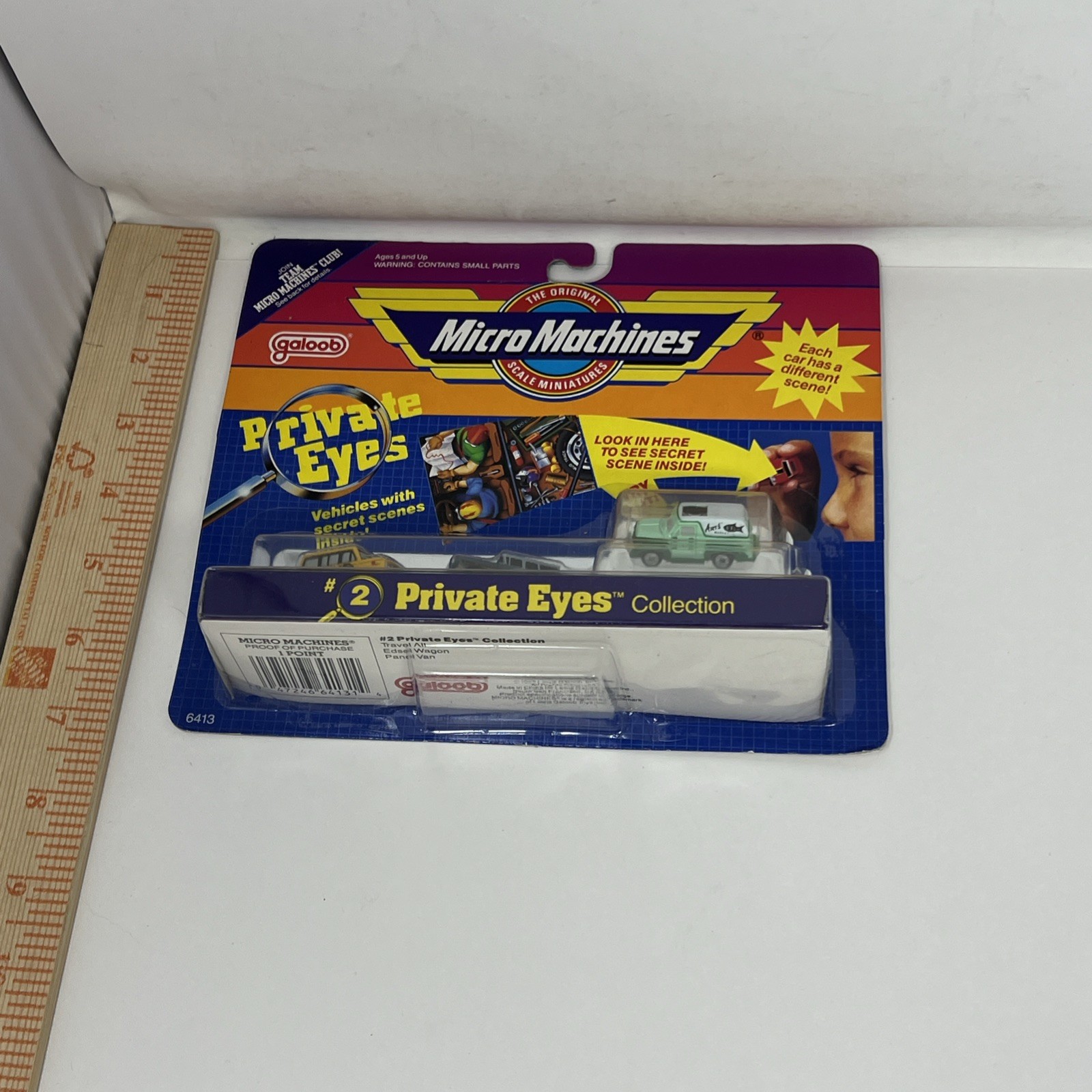 Vintage Galoob Micro Machines Private Eyes #2 Collection New Sealed