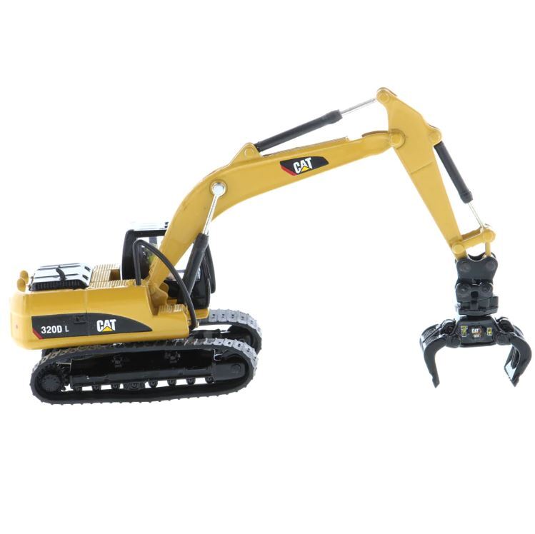 Diecast Masters 85652 Cat 320D L Hydraulic Excavator & Work Tools 1/87 Scale