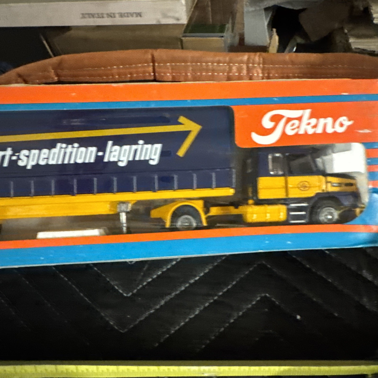 TEKNO 1/50 427 VOLVO F89 F 89 TRUCK WITH TRAILER ASG TRANSPORT