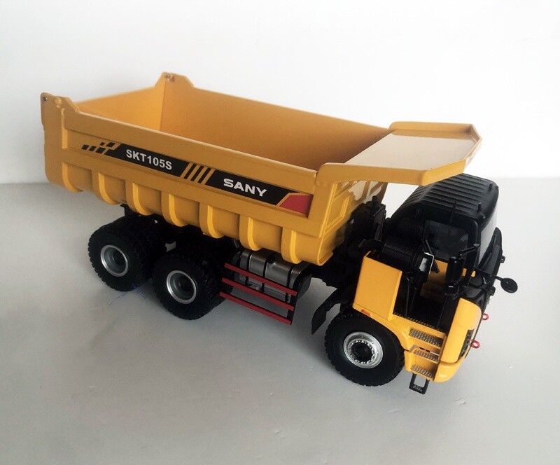 1:35 31CM SANYI SKT105S WIDE BODY DUMPTRUCK Construction Equipment Diecast Model