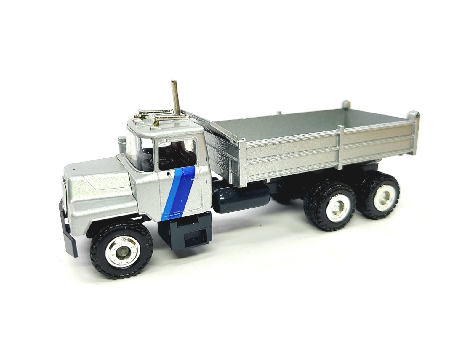 Mack Dump Truck – Silver – Conrad 1:50 Scale Diecast Model #3640 – No Box