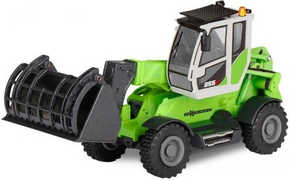 CONRAD – SENNEBOGEN 355E Telescopic Forklift with Forklift Cab – 1/50 -…