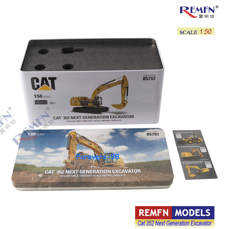 DM 1/50 Scale Cat 352 Next Generation Excavator Diecast Model Toy Gift #85792