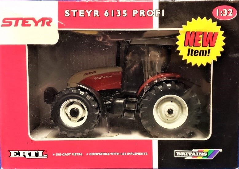 Ertl Britains 14353 Steyr 6135 Profi Farm Tractor 1/32 Die-cast MIB