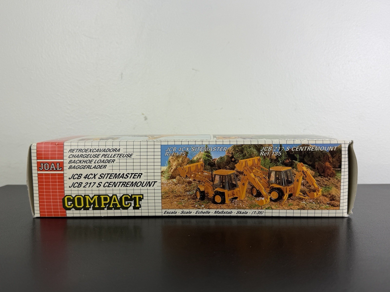 JCB 4CX Sitemaster Backhoe/Loader 217S COMPACT JOAL DIECAST METAL NOS