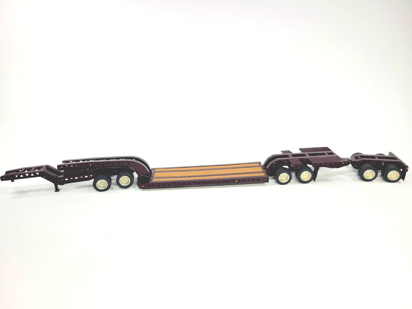 Trail King 2x2x2 Low Loader Trailer – Maroon ASAM Smith 1:48 Scale Diecast Model