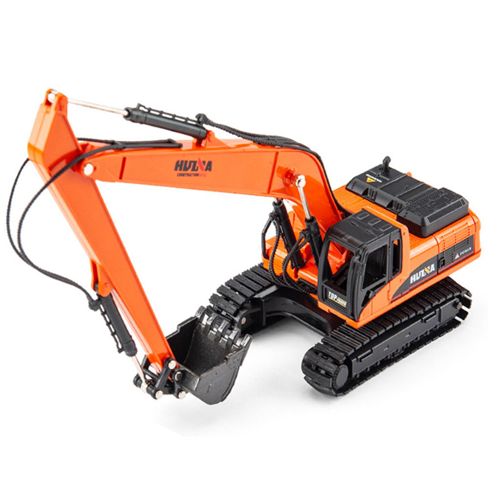 1:50 Excavator Construction Vehicle Model Diecast Toy Truck Boys Toys Kid Orange