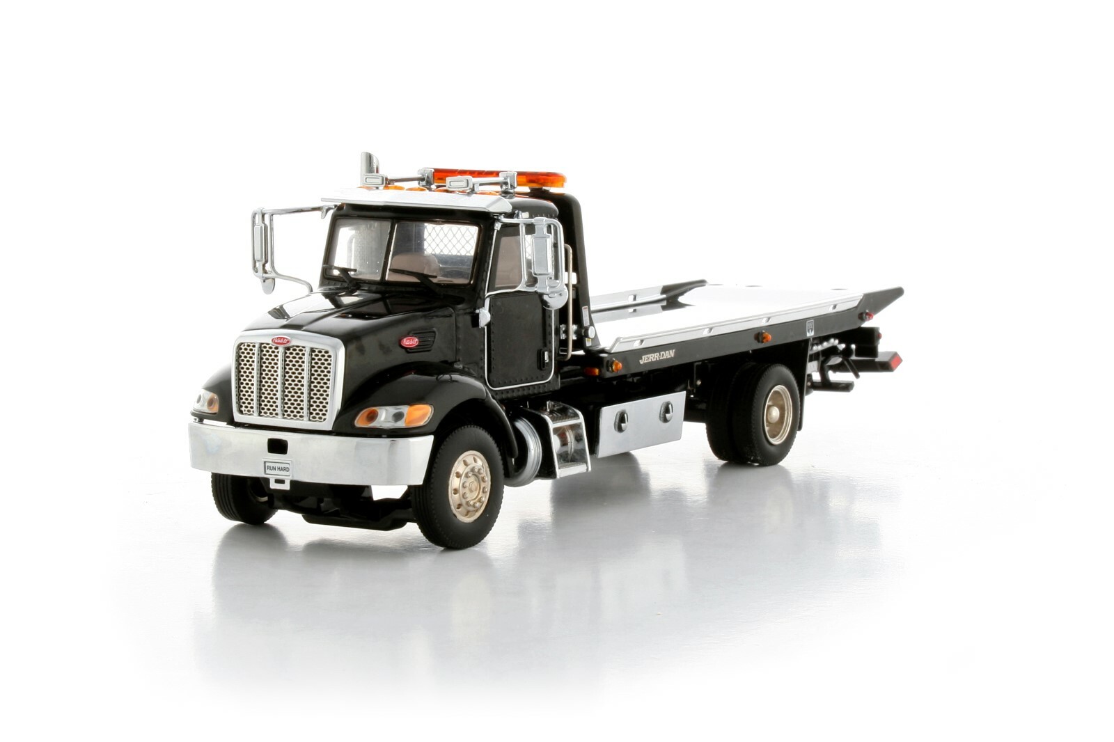 Peterbilt Jerr-Dan Rollback Truck – “BLACK” – 1/50 – TWH #080-01100