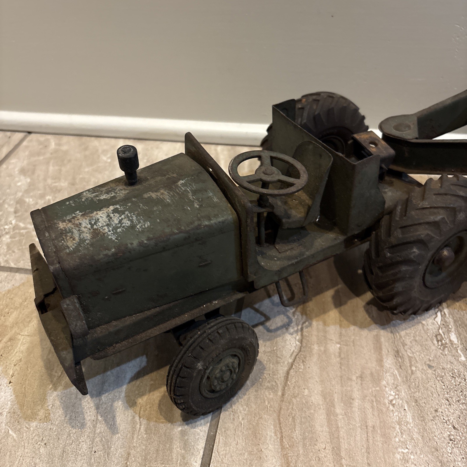1950s VTG Doepke Euclid The Pioneer Dump Earth Mover Hauler Truck Trailer