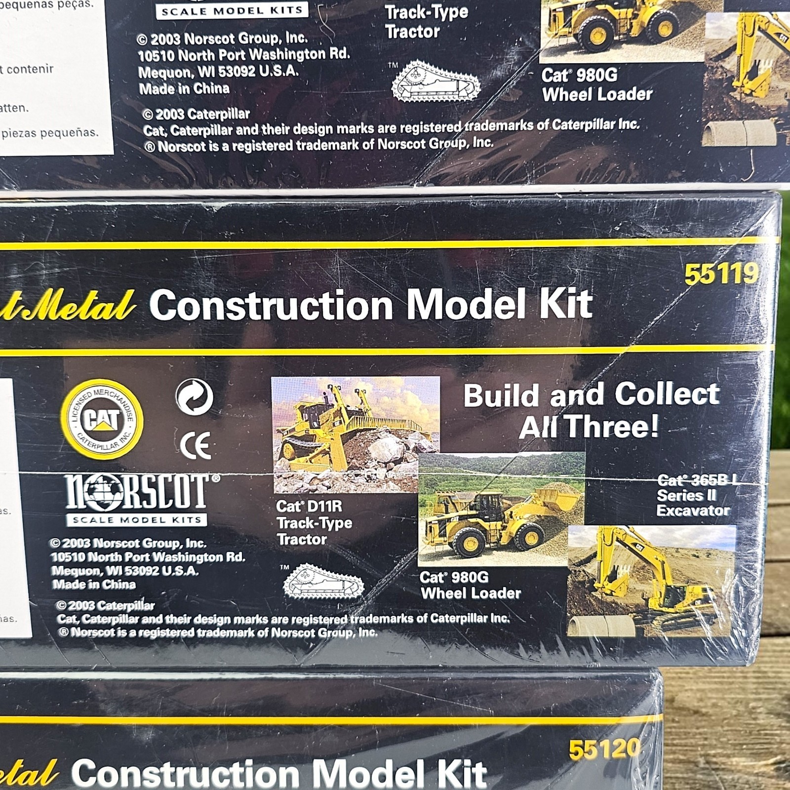 NORSCOT CAT Excavator Wheel Loader Track Tractor 55119-55121 Premium Series Lot