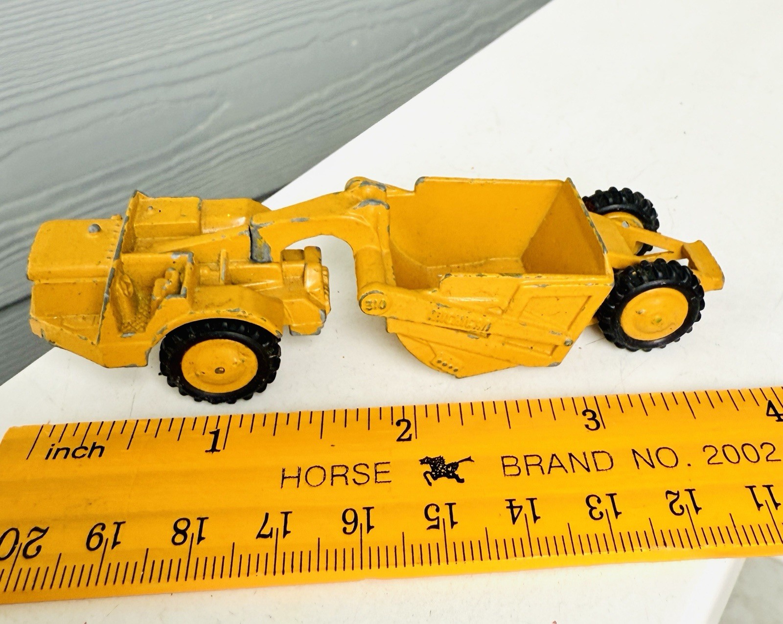 Vintage Lit’l Toy No 8-69 Michigan 310 Die-cast Construction Scraper Made In USA