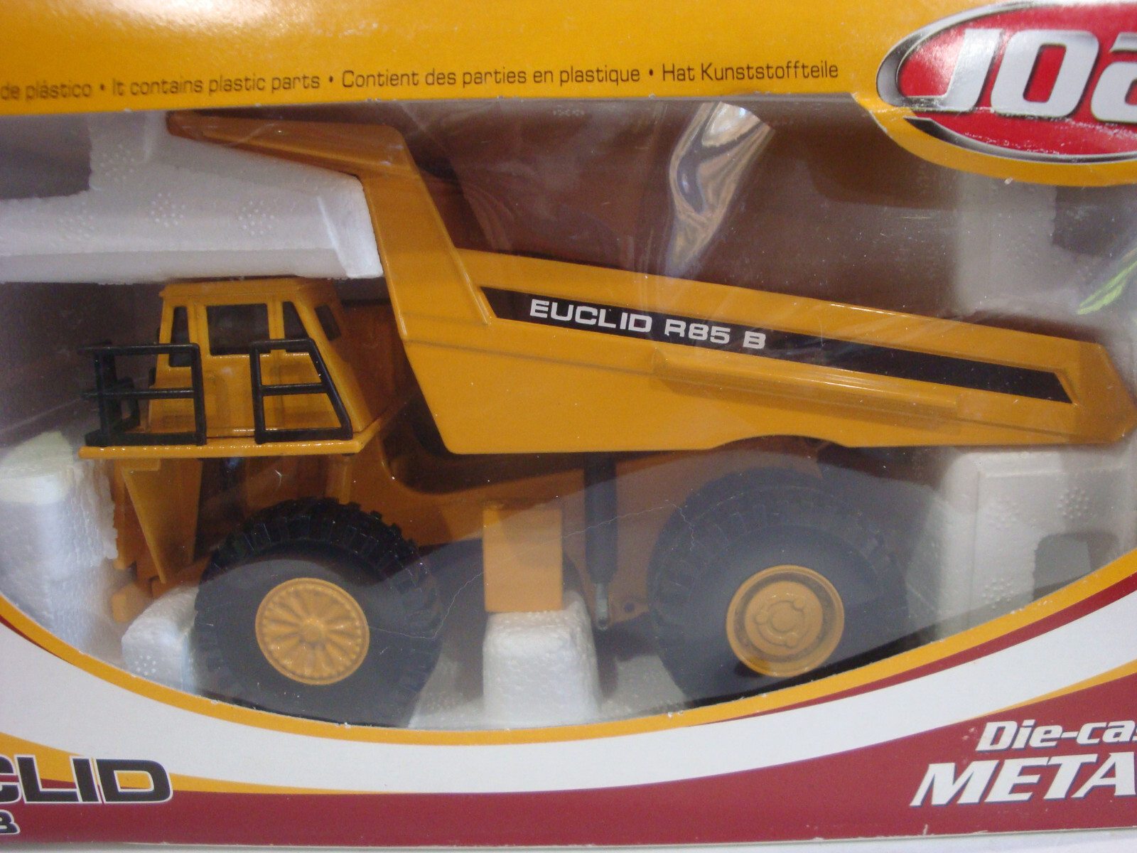 JOAL Euclid R85 B Dump Truck #242 1:50 Scale Yellow Fair+ Box