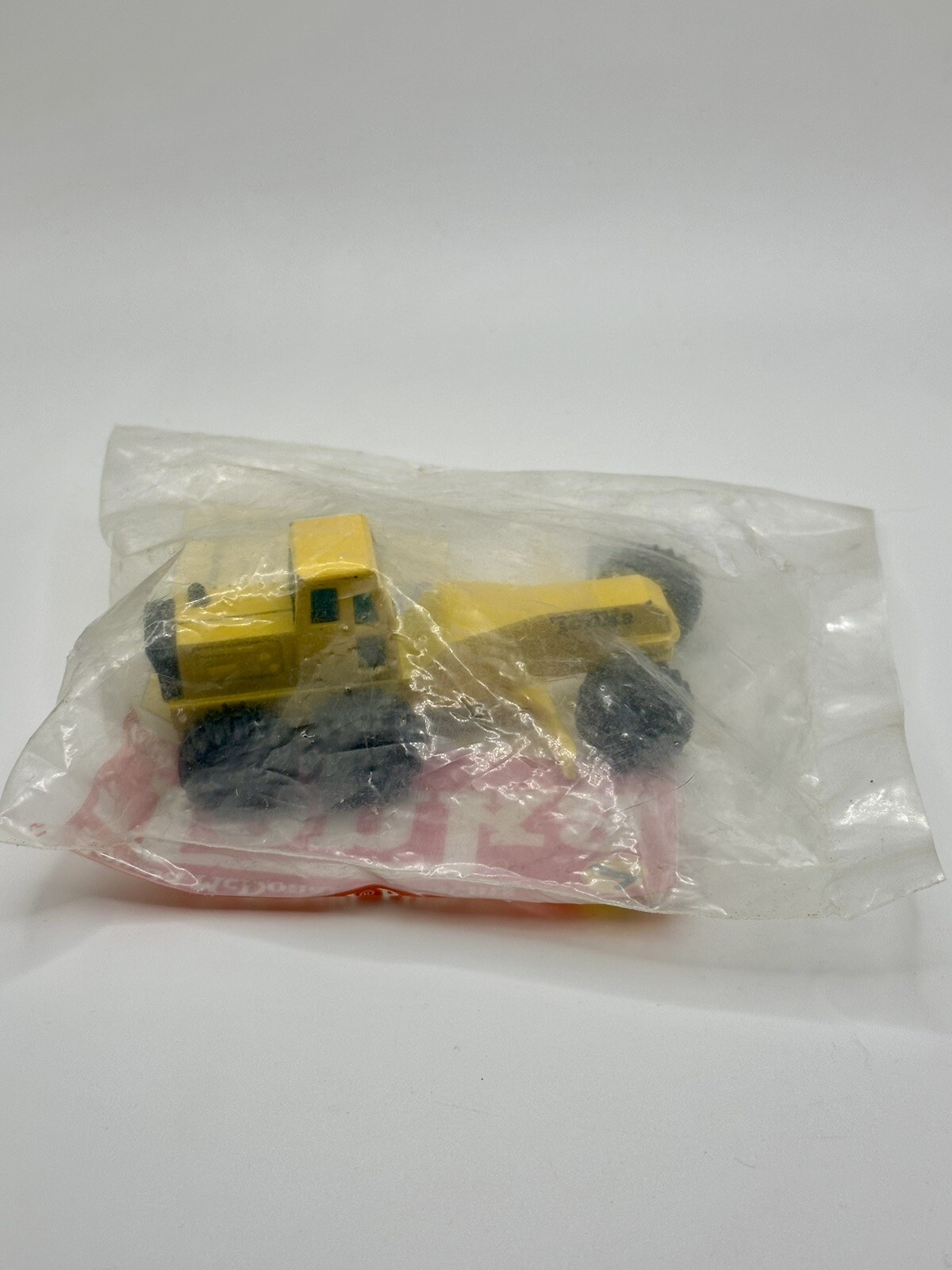 New 1994 Tonka Motor Road Grader Yellow Construction Die Cast McDonald’s