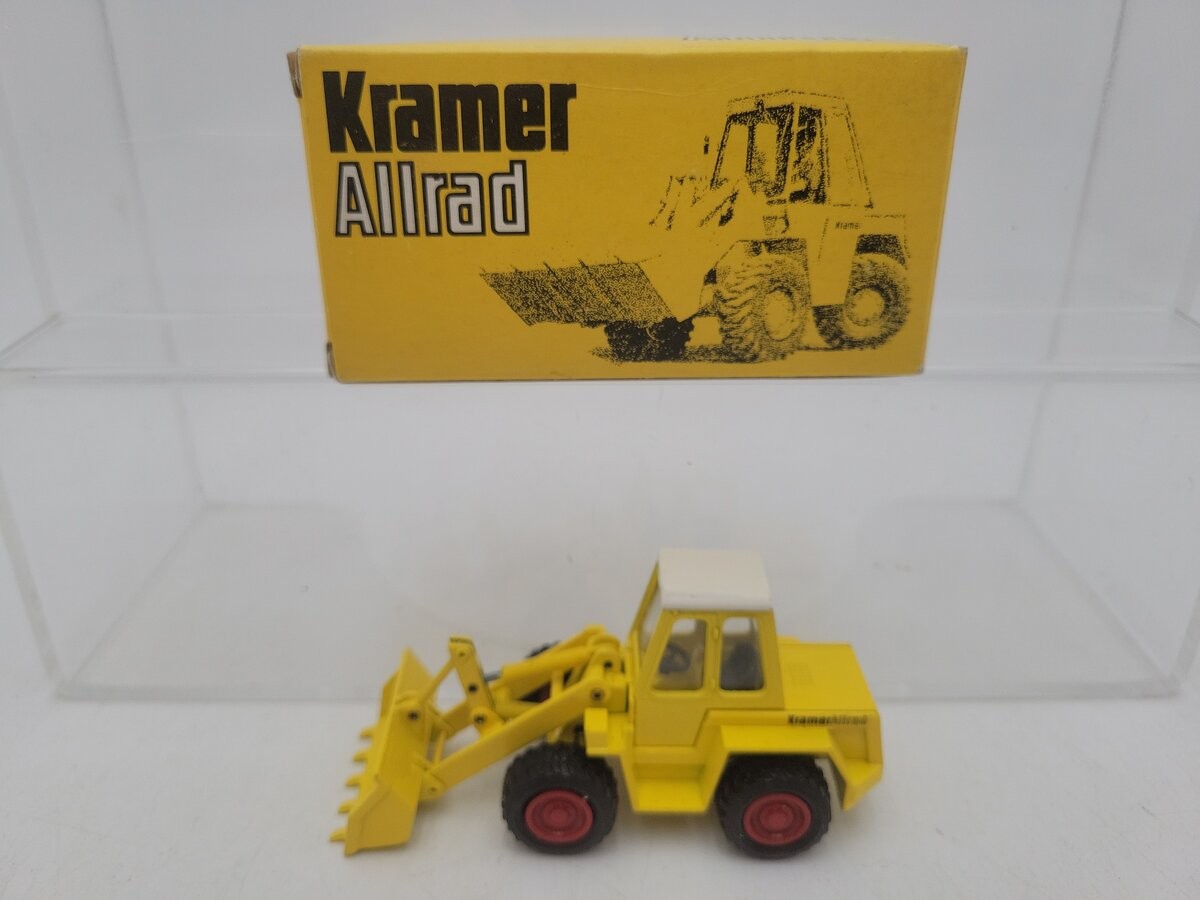 NZG 191 1:50 Scale Yellow & White Kramer Allrad Wheel Loader Diecast Model EX