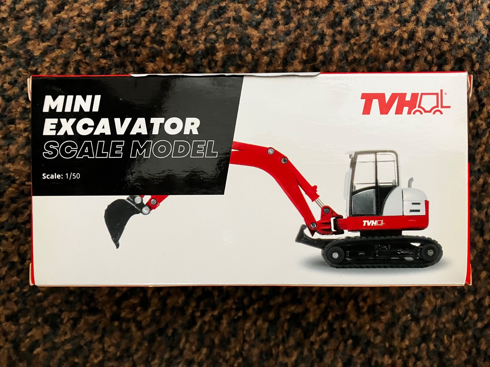 1/50th Scale Diecast TVH Rubber Track Excavator