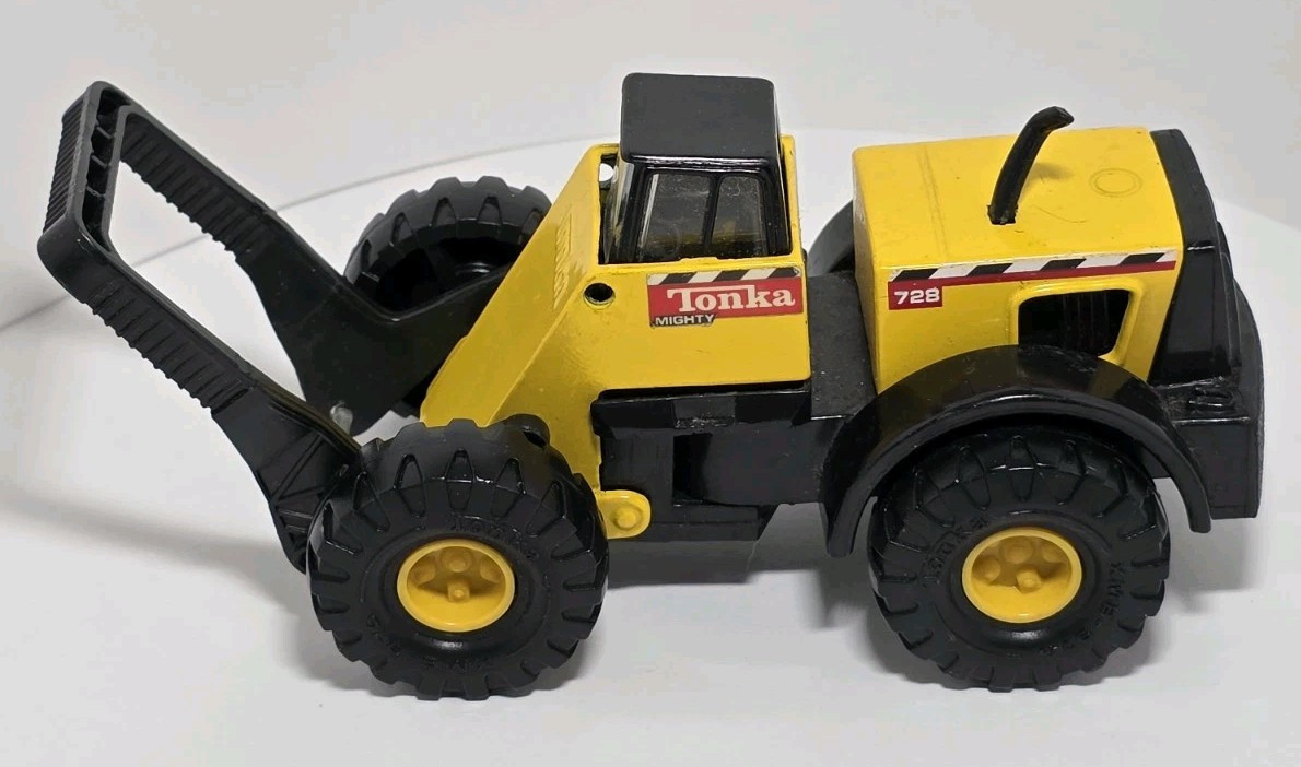 Lot of 2 Hasbro Maisto 1998 Vehicles Tonka Mighty Mini-Dump Front Truck Loader