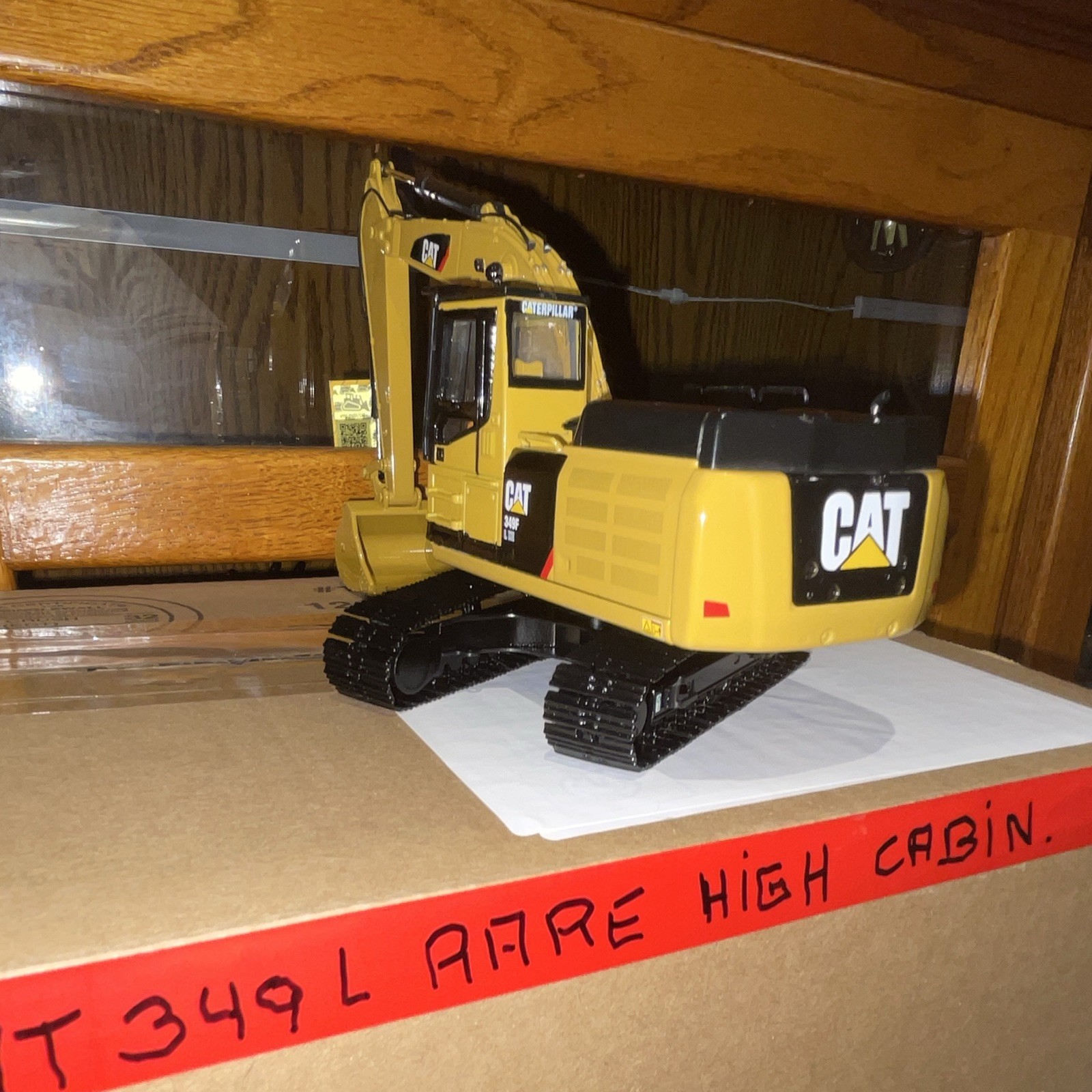 CAT 349F L Excavator Construction Equipment Diecast Model 1:50 Yellow Black