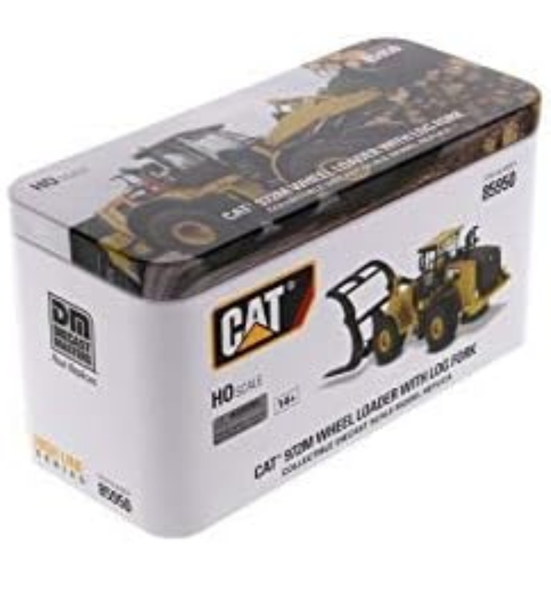 1/87 CAT Caterpillar 972M Wheel Loader w/ Log Fork – HO Series Diecast 85950