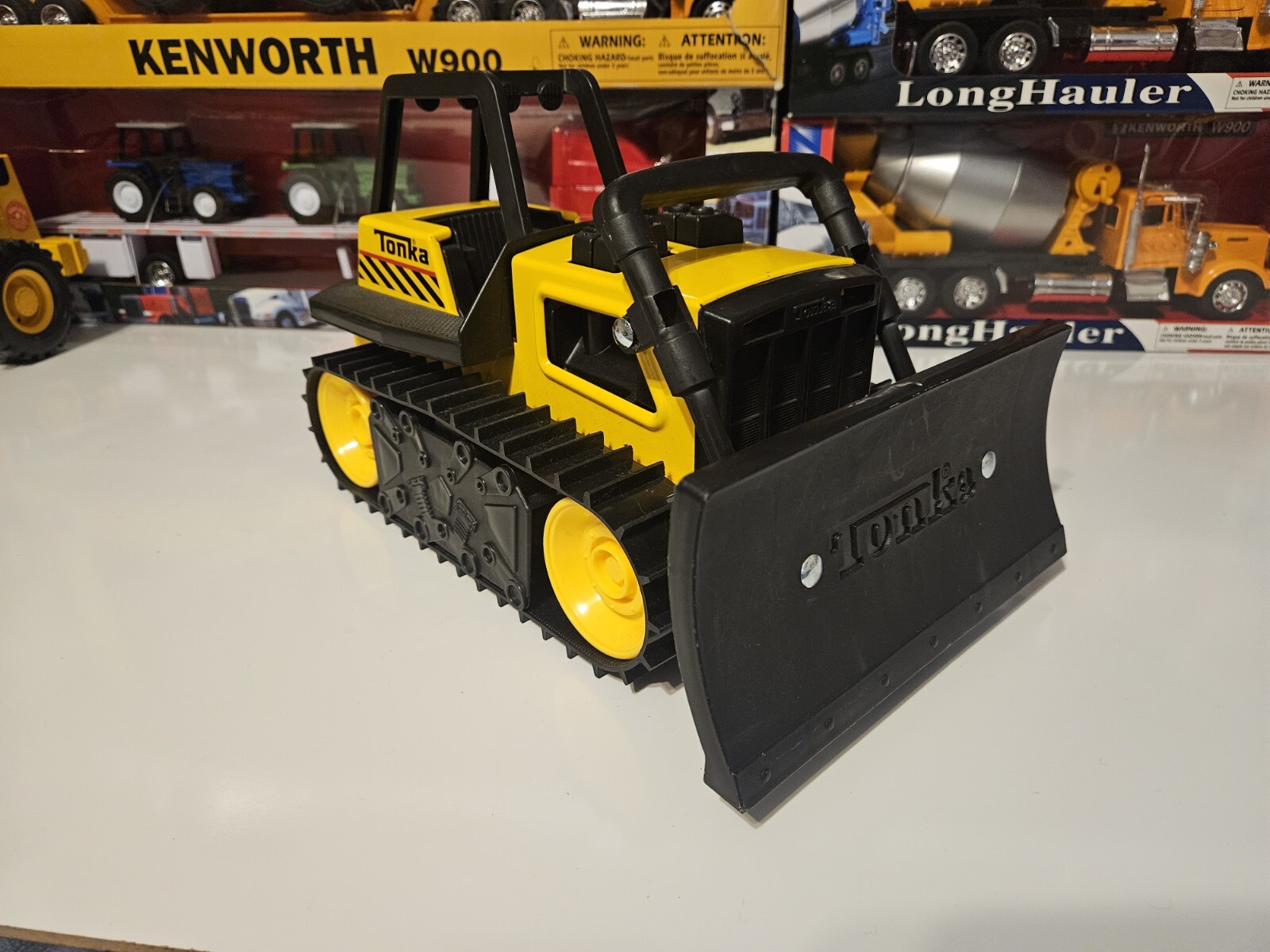1999 Hasbro Tonka M-7460 M-7461 Bulldozer Tractor Metal & Plastic