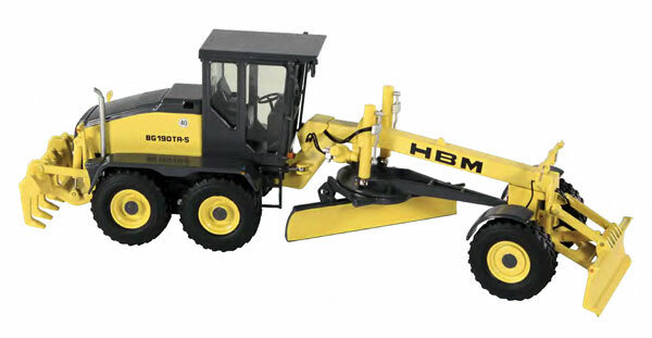 NZG 638-1 HBM Nobas BG 190 TA-5 Motor Grader 1/50 O Scale Brand-new MIB
