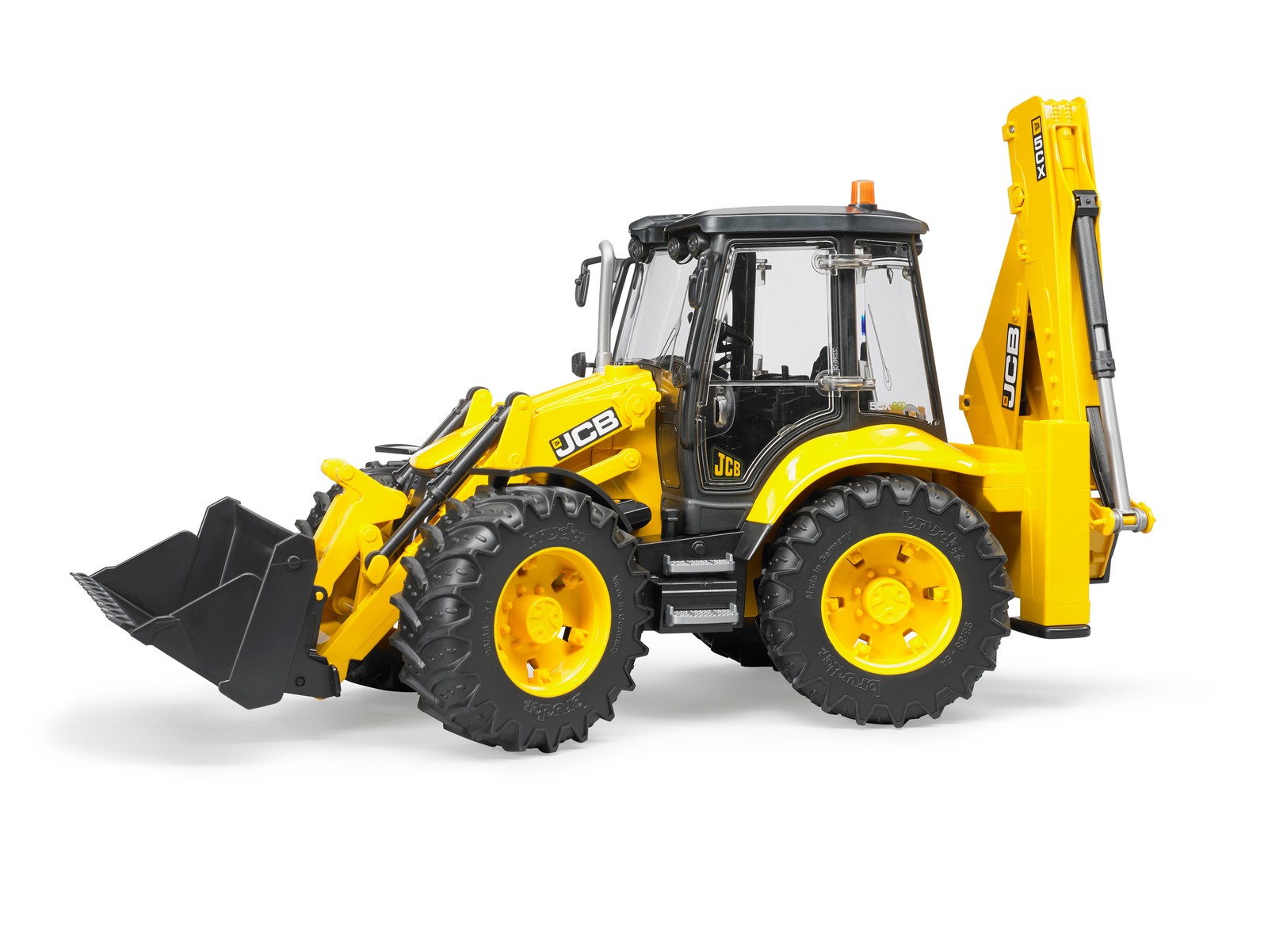 BRUDER JCB 5CX ECO YELLOW LOADER 1:16 02454 NEW DIECAST METAL MODEL
