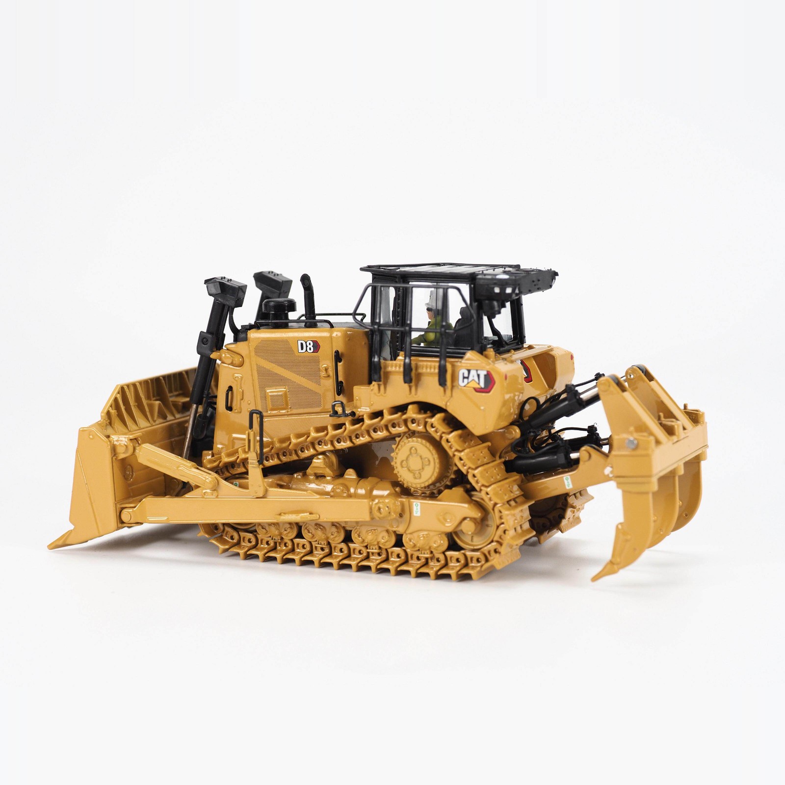 DM 1:50 CAT D8 Dozer Caterpillar tracked bulldozer alloy vehicle model 85757