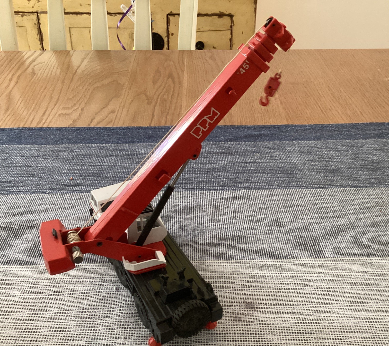 VINTAGE JOAL PPM 530 ATT MOBILE CRANE 1:50 DIECAST TOY CONSTRUCTION