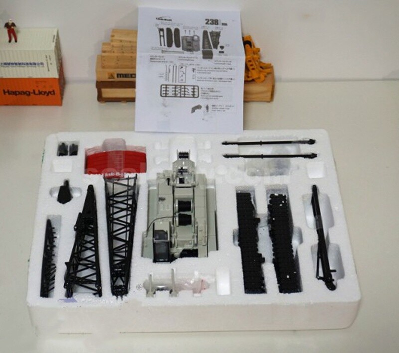 1:50 238HSL Crawler Crane Constuction Machine Equipment Diecast Model Collection