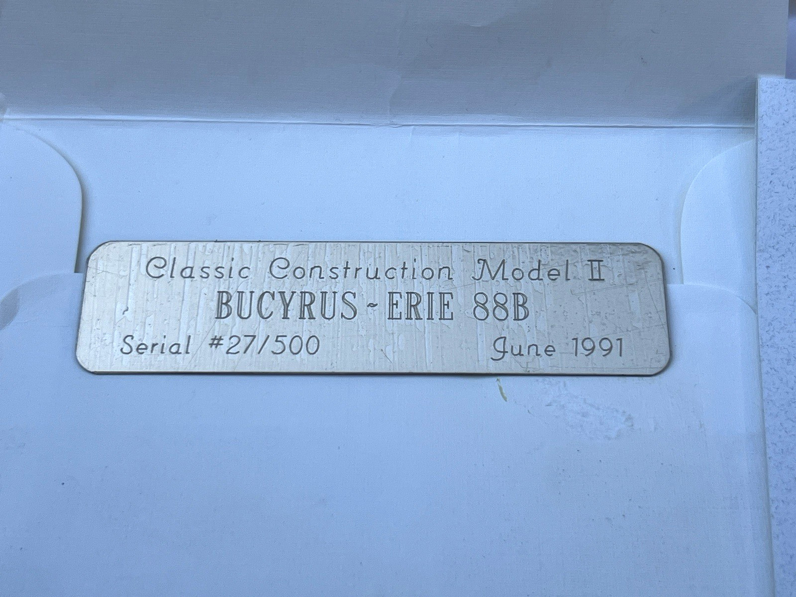 Rare Vintage Bucyrus 88-B Dragline Model II Crane Limited /500 – Stained Base