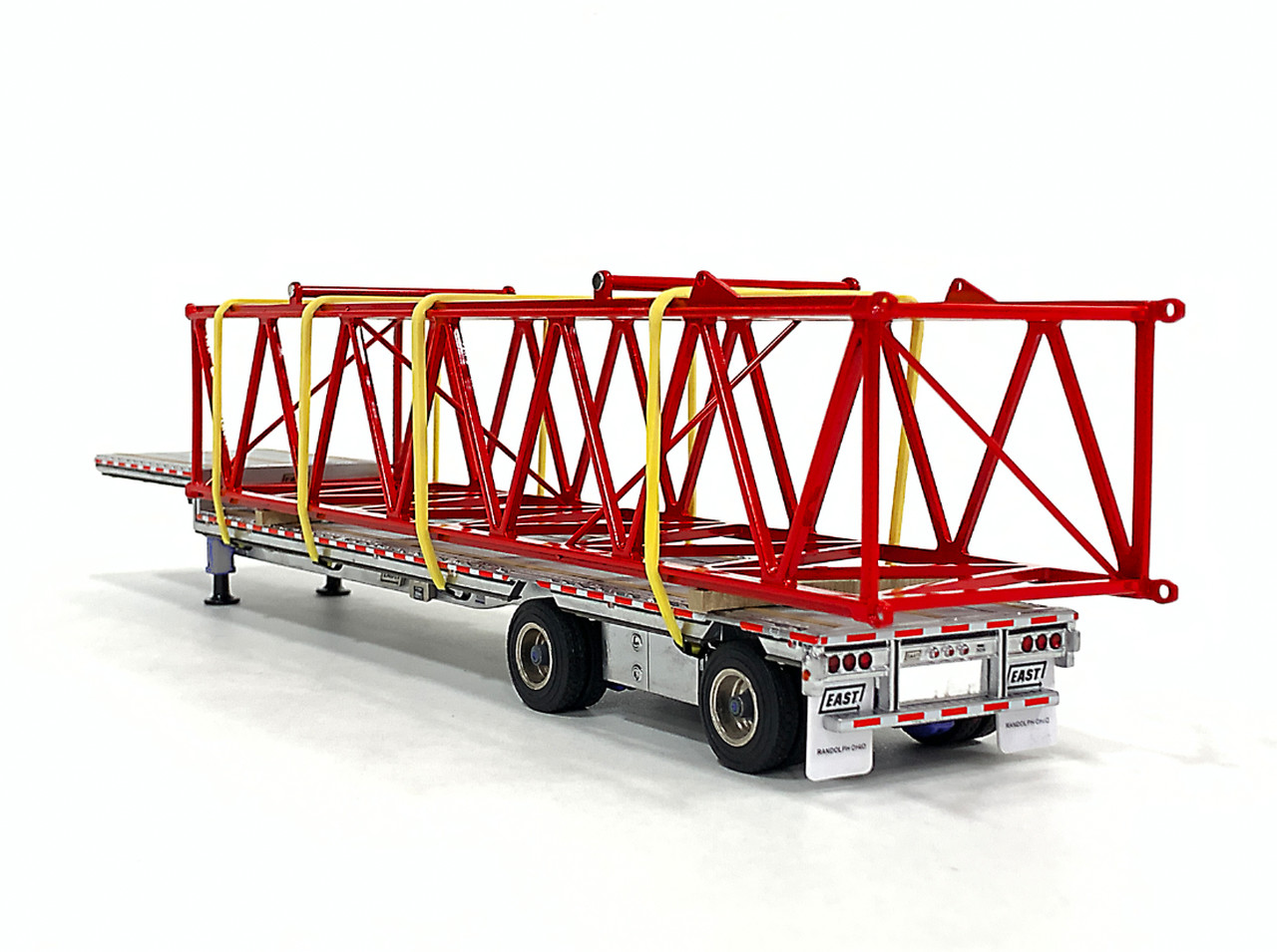 Weiss 027A-1701 East Dropdeck Trailer w/Manitowoc Boom Section 1/50 Die-cast MIB