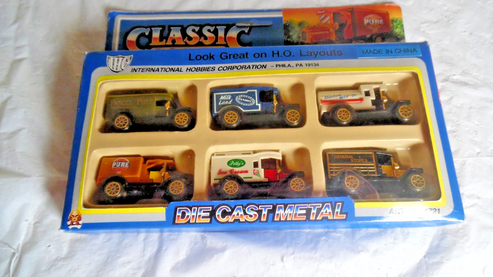 International Hobbies Art 1721 Die Cast Metal Trucks NIB