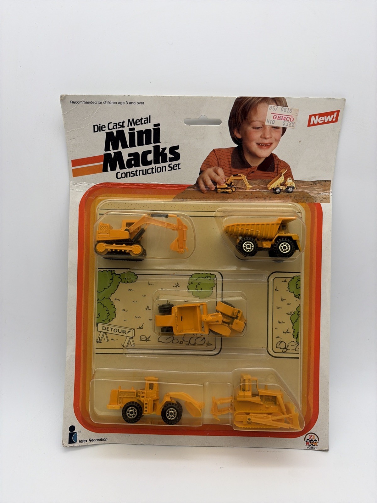 Intex Zee 21592 Mini Macks 5 Piece Construction Set MOC Hiong Kong 1984 Super!!!