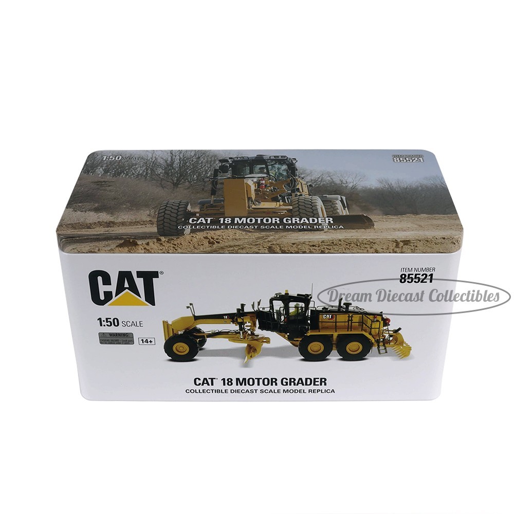 ⭐ 1:50 SCALE CAT 18 MOTOR GRADER HIGH LINE SERIES DIECAST MASTERS MODEL 85521⭐