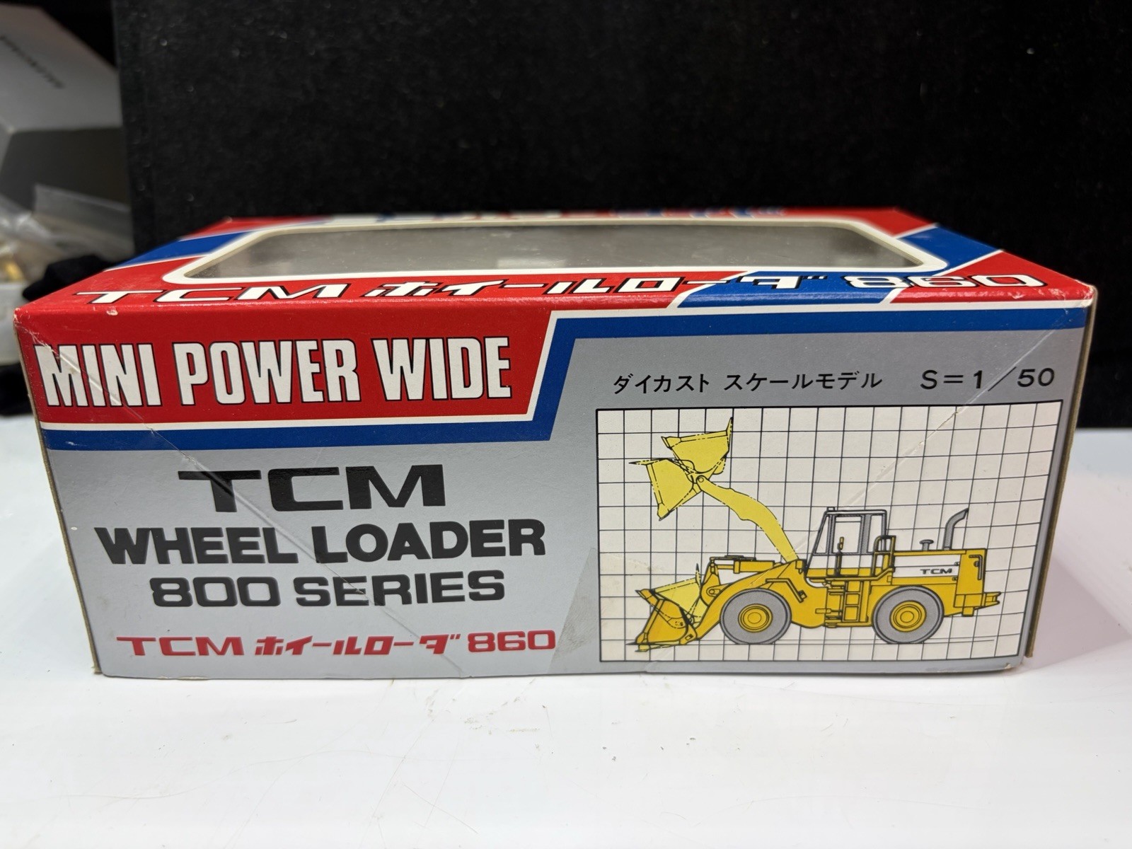 TCM 860 Wheel Loader Goodswave 1:50 Scale Diecast Model Shinsei Vintage NIB